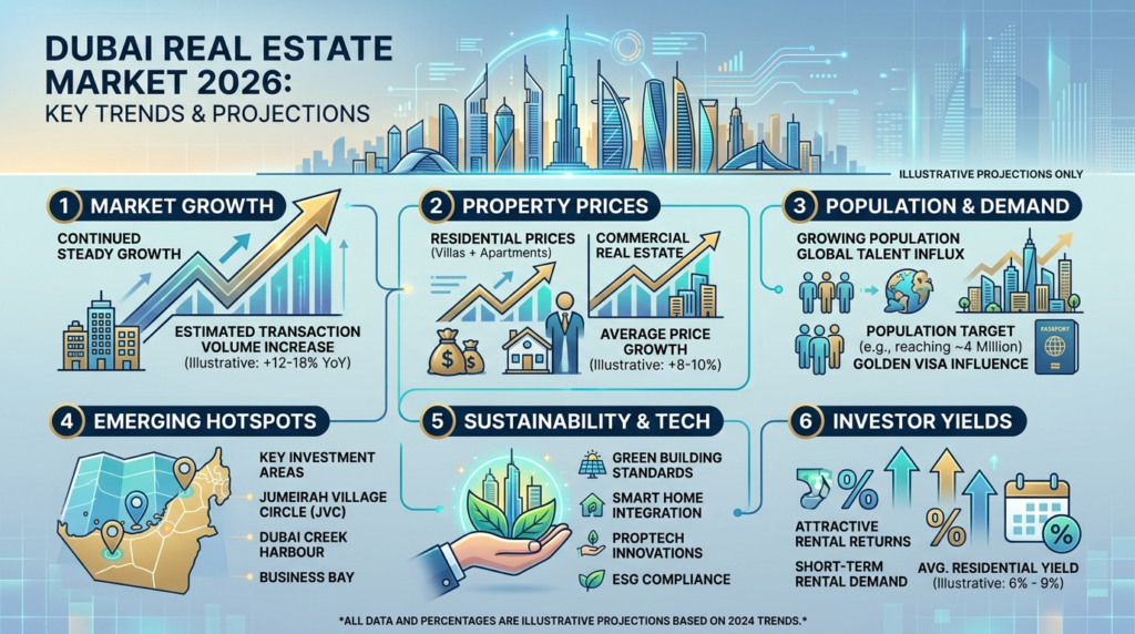 Dubai real estate market 2026 data and trends