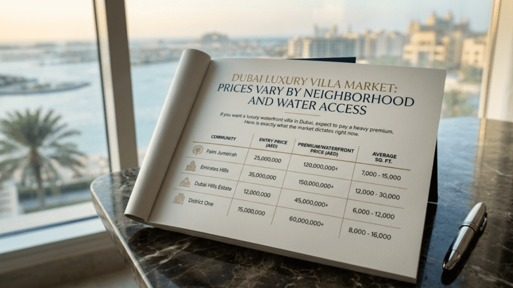 Luxury Villas for Sale in Dubai