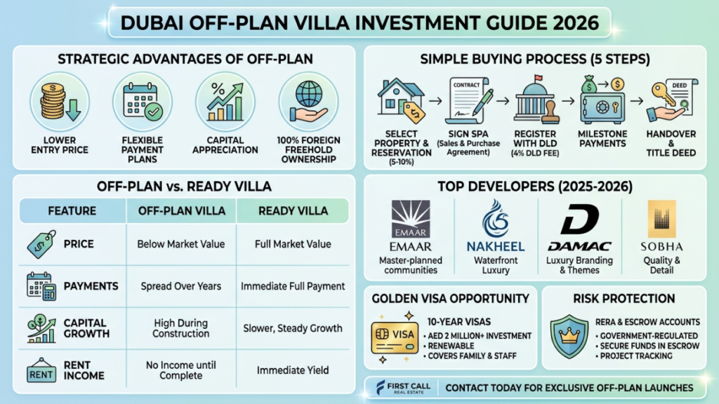 Off Plan Villa for Sale in Dubai