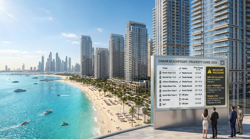 Emaar Beachfront Tower Price Guide 2026