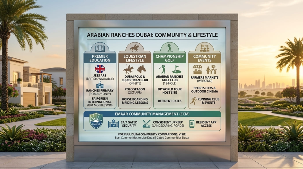 Schools, Polo Club, and Community Lifestyle