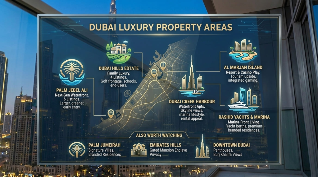 Best Areas for Luxury Property in Dubai