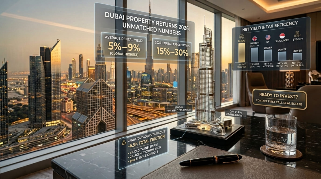 Dubai Property Investment Returns in 2026