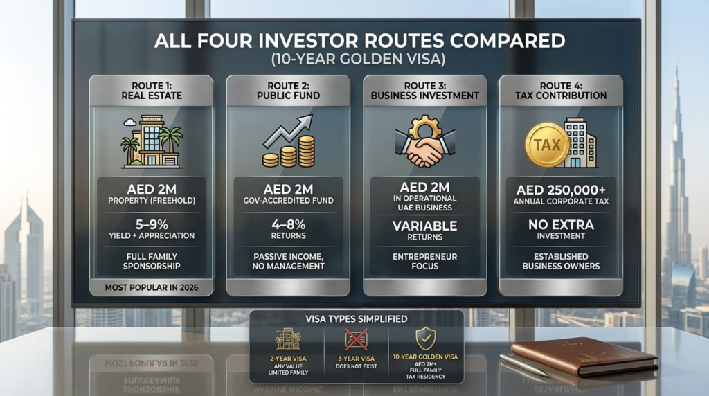 All Four Investor Routes Compared