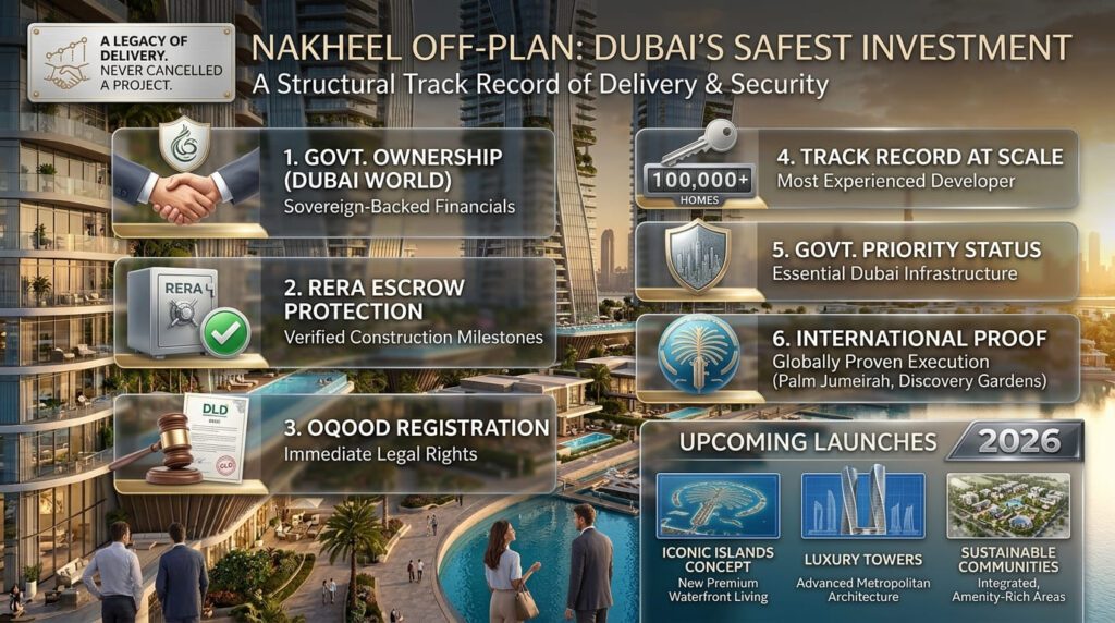 Why Nakheel Off Plan Is the Safest Off Plan Investment in Dubai