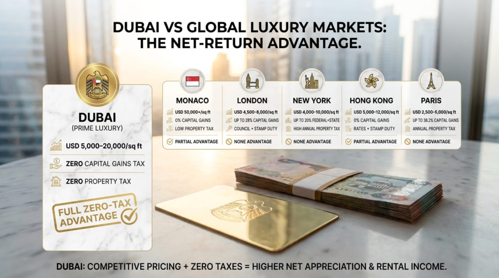 Dubai vs Global Luxury Markets