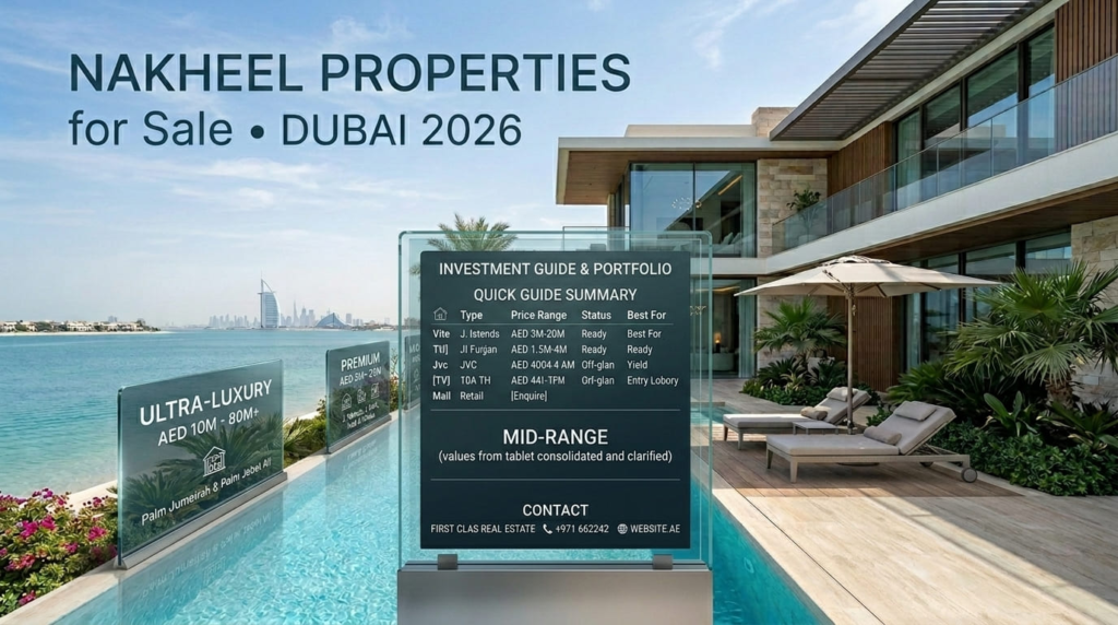 Complete Nakheel Properties for Sale
