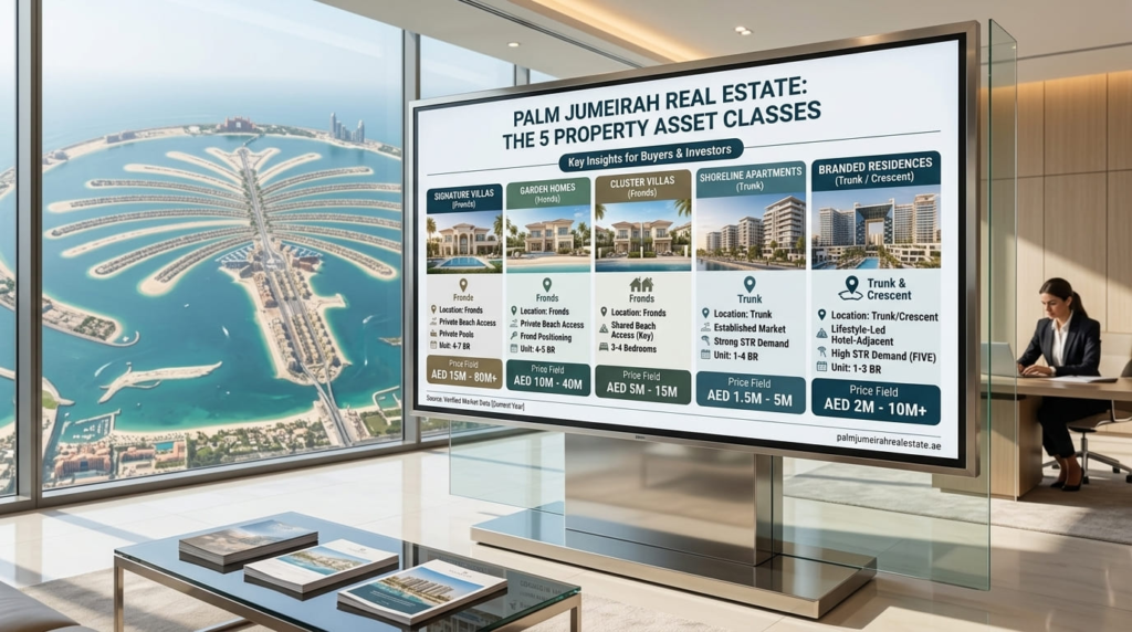 Palm Jumeirah Property Types