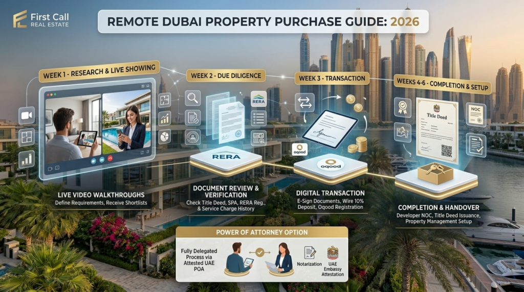 How to Buy Dubai Property Without Visiting