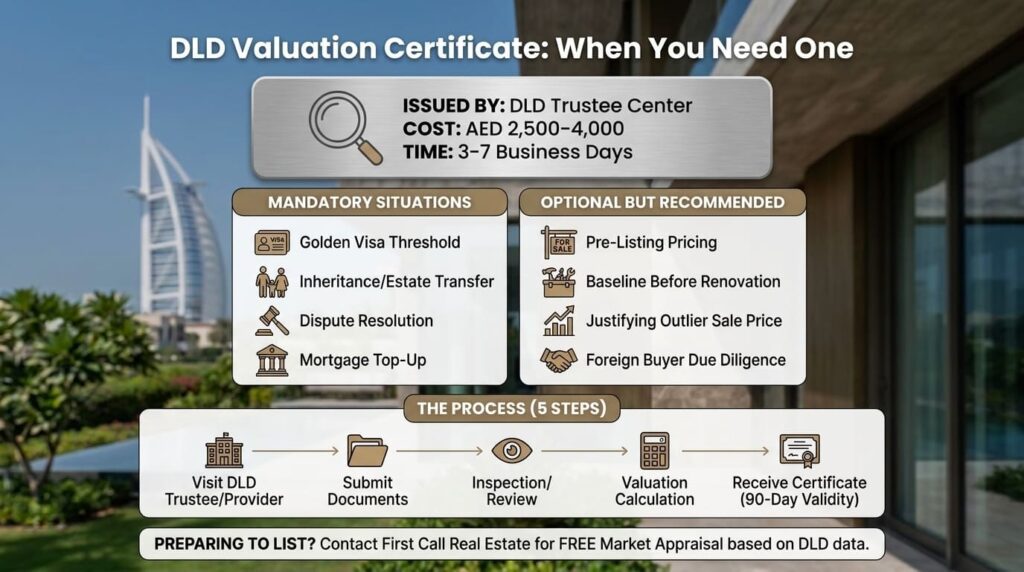 DLD Valuation Certificate