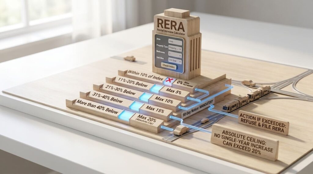 The RERA Rental Increase Calculator