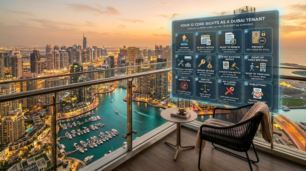 Your 12 Core Rights as a Dubai Tenant