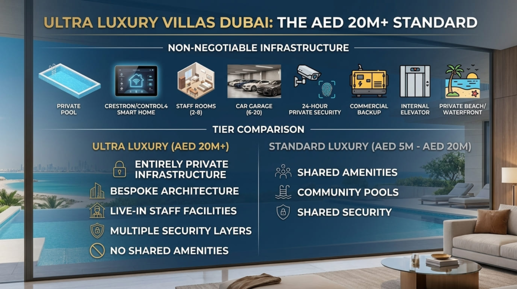 What Defines Ultra Luxury Villas Dubai