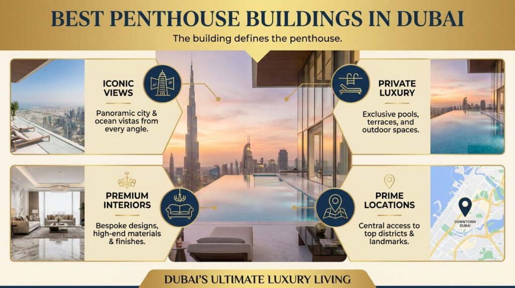 Best Penthouse Buildings in Dubai